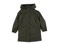 Kids ONLY rosin/black sherpa lined raincoat